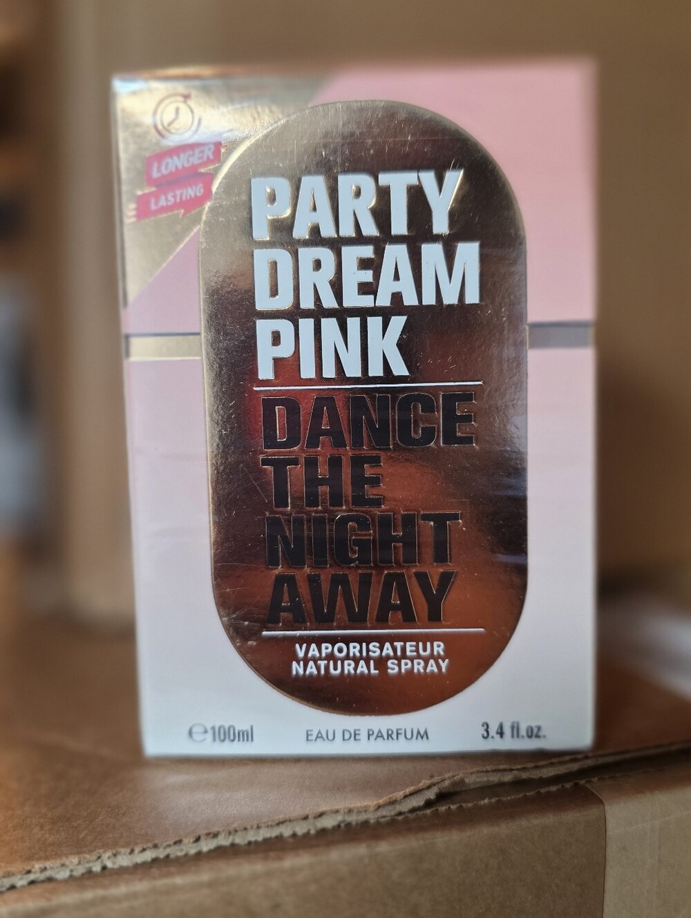 Party Dream Pink Eau de Parfum - Pink & Rose Gold Box